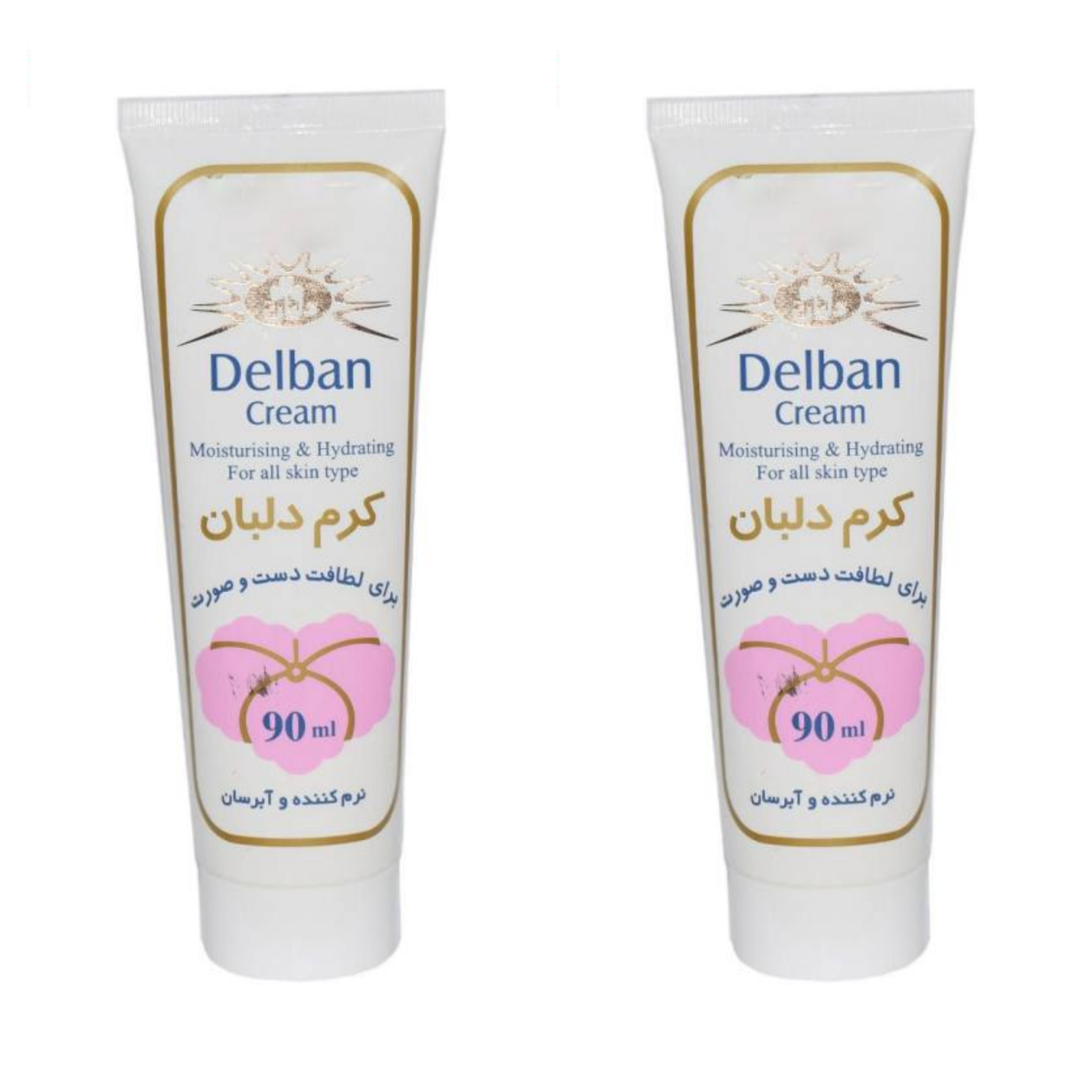کرم نرم کننده دلبان مدل 01 حجم 90 میلی لیتر مجموعه 2 عددی